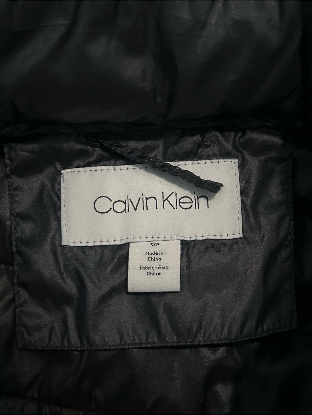 Calvin Klein Black Puffer Vest - Picture 3 of 4